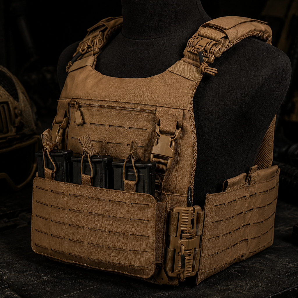 Specna Arms Tactical QR Tan Plate Carrier Vest