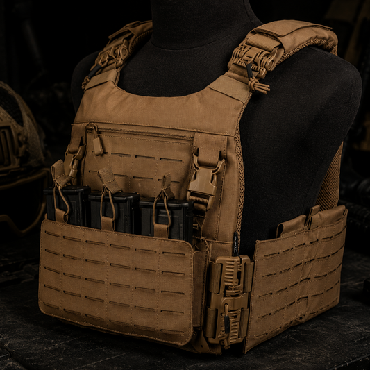 Specna Arms Tactical QR Tan Plate Carrier Vest